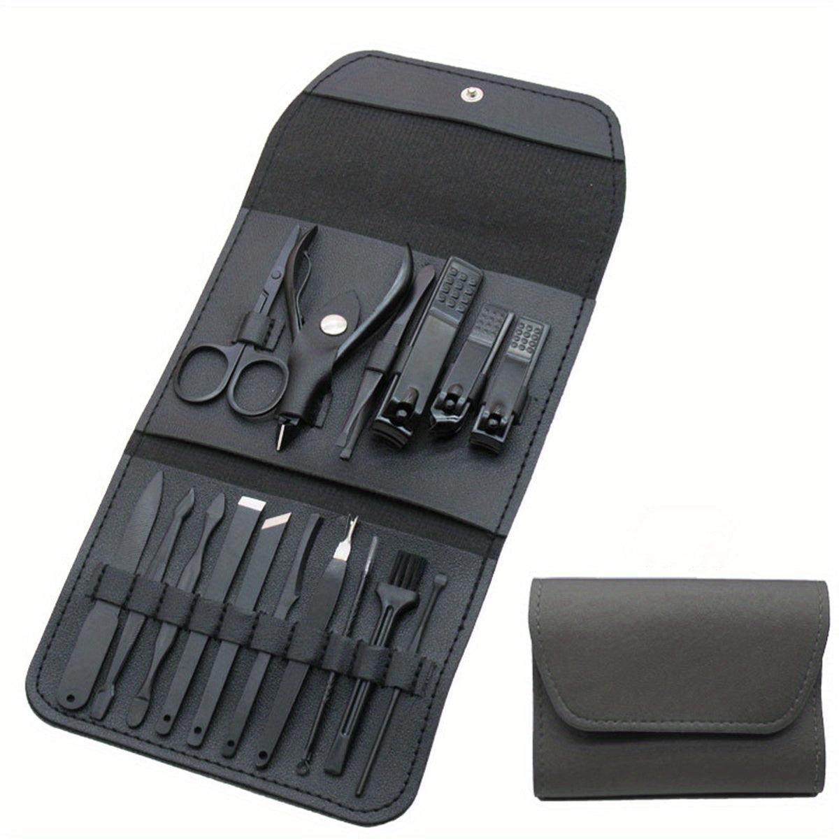 12/16 Profession Nail Clippers Set With Stainless Steel Nail Trimmer Nail Files, Household Portable Nail Scissors Set