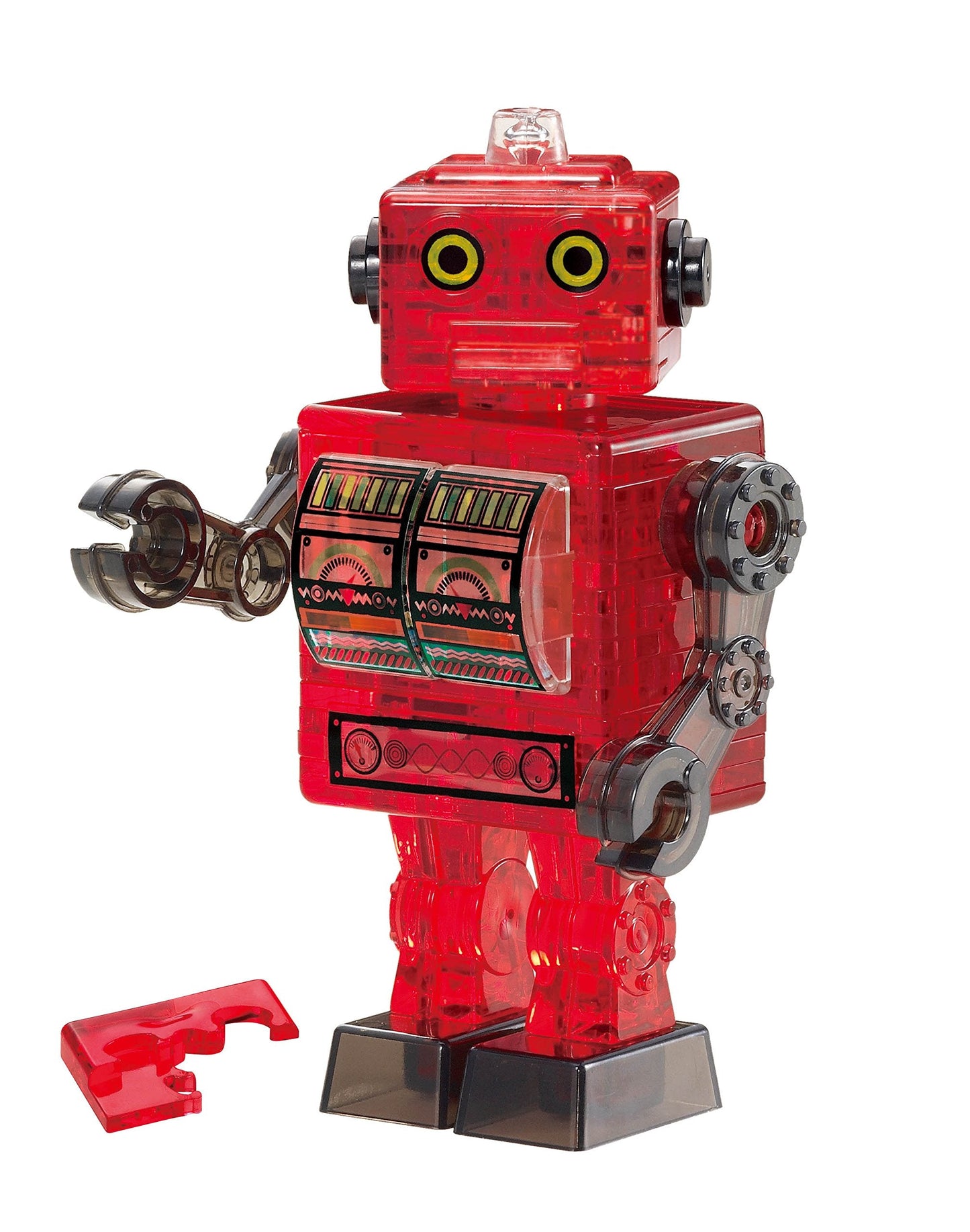 BEVERLY Crystal 3D Puzzle 50202 Robot Red