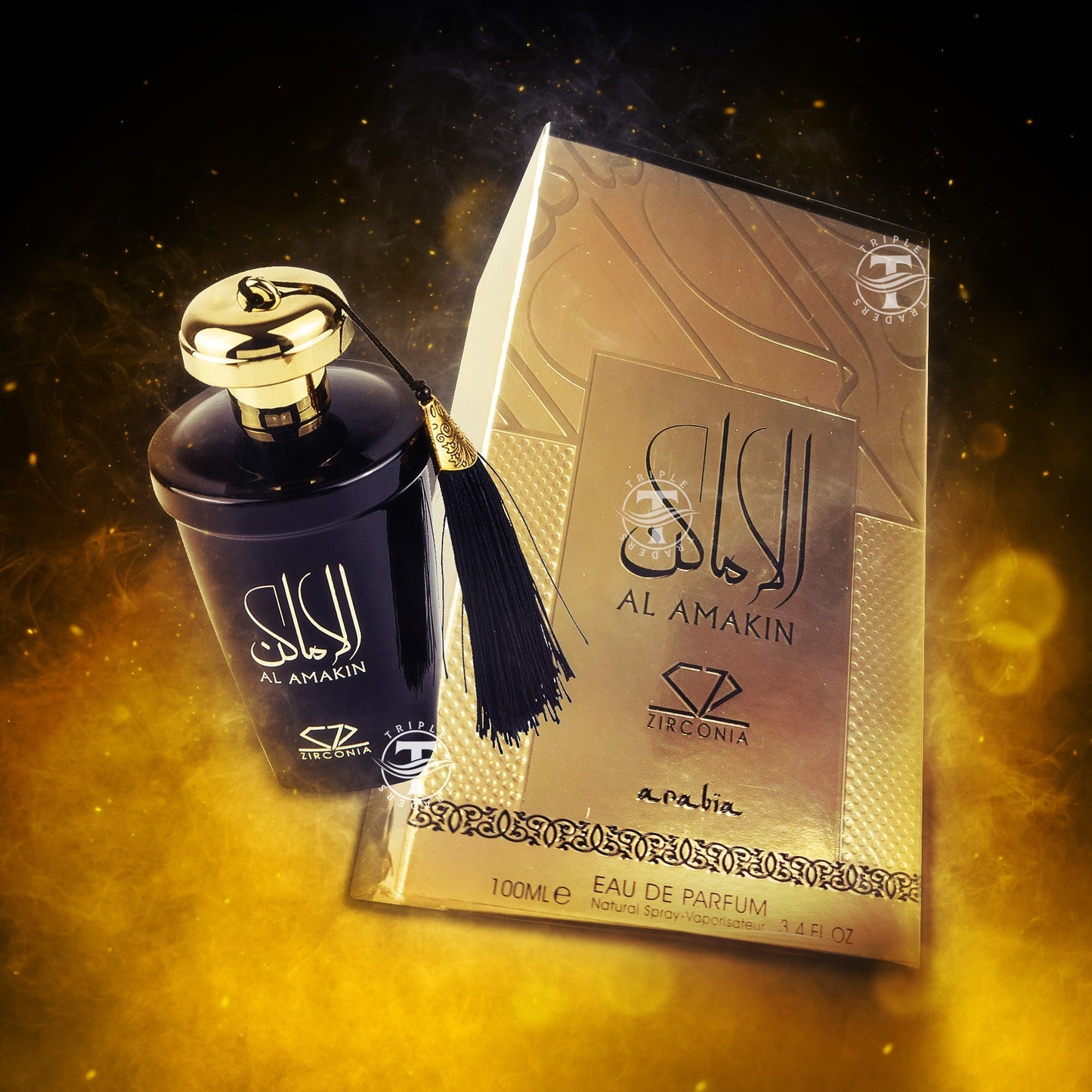 Al Amakin Eau De Parfum By Zirconia 100ml 3.4 FL OZ Oriental Perfume