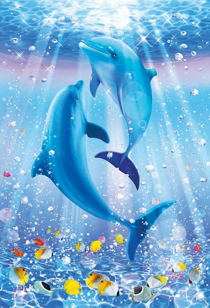 BEVERLY M81-639 Jigsaw Puzzle Dolphin Celebration 1000 S-Pieces