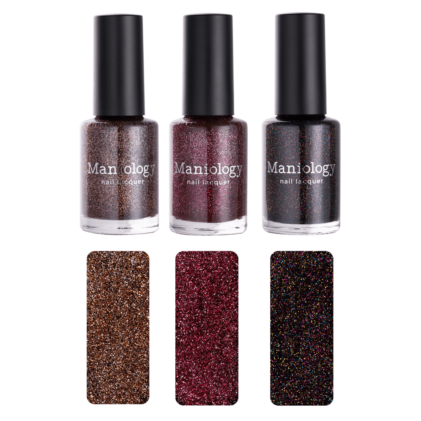 Tinseltown: 3-Piece Semi Sheer with Glitter Nail Polish Set