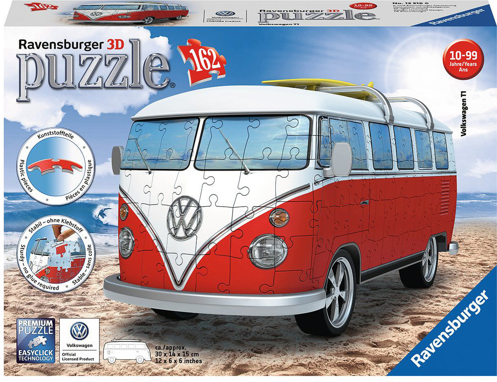 VW Bus T1 3D 162 pc. Puzzle