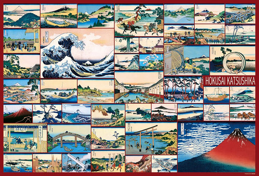 BEVERLY Jigsaw Puzzle 31-474 Hokusai Thirty-Six Views Of Mt. Fuji 1000 Pieces