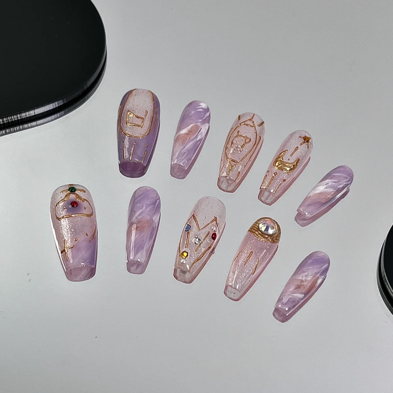【Capricorn】handmade design False Nails from SHOPQAQ