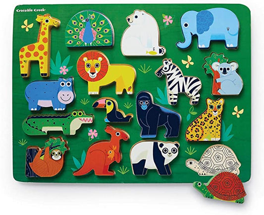 Zoo 16 pc Wood Puzzle