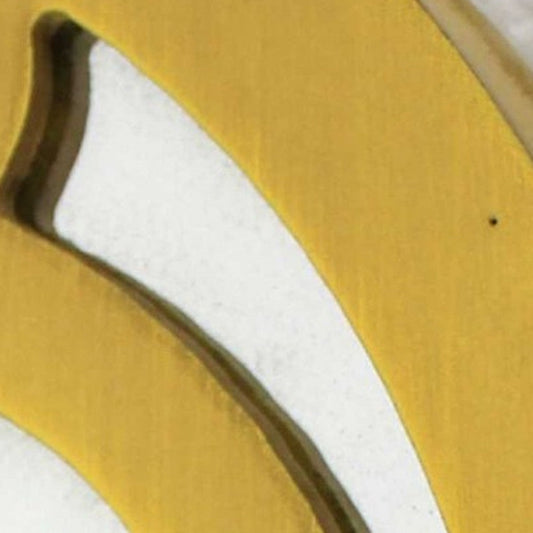 10" X 8" X 1" Yellow, Cottage Style, Wall Decor - Letter D