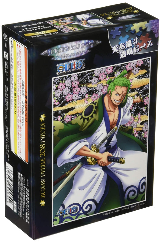 Art Crystal Jigsaw Puzzle 208 Piece One Piece Zorojuro 208-Ac64