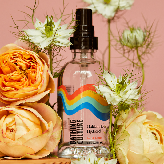 Bathing Culture: Golden Hour Hydrosol Neroli & Rose