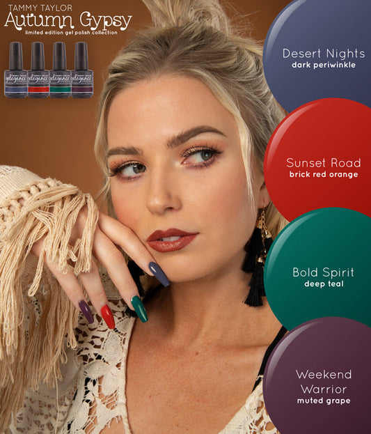 Tammy Taylor - AUTUMN GYPSY Collection! Gelegance Soak Off Gel Polish 4 colors