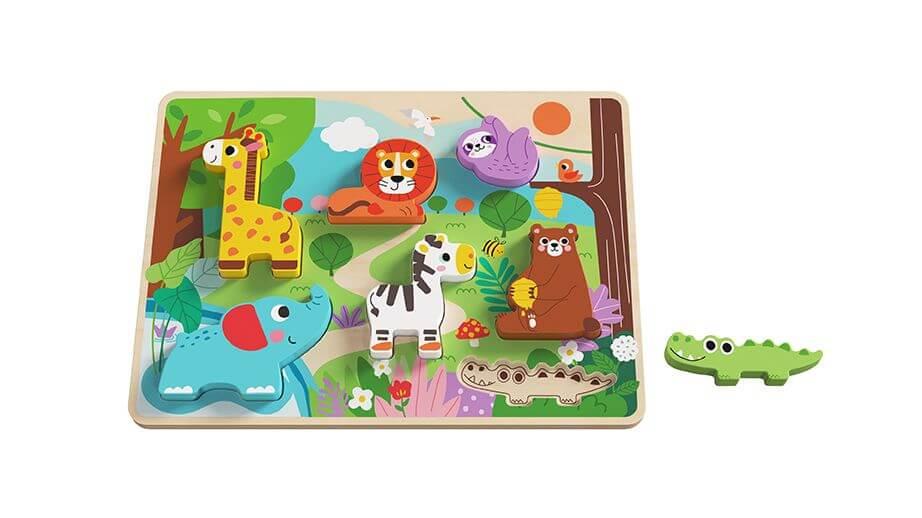 Wooden Animal Chunky Puzzle