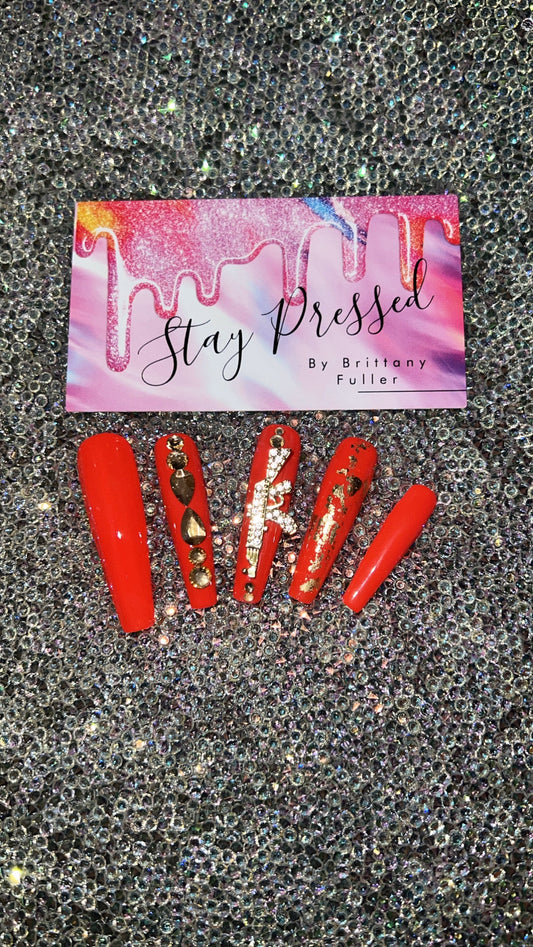 Bling Gun Press On Nails