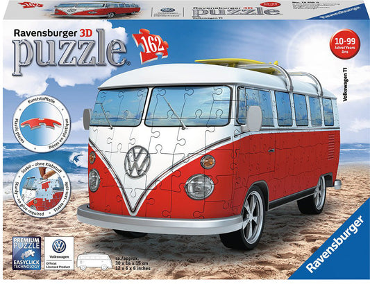 VW Bus T1 3D 162 pc. Puzzle