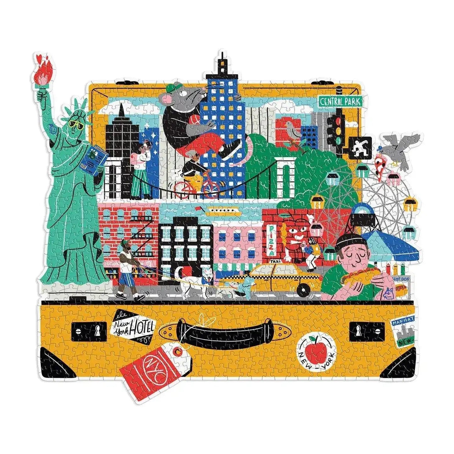 The City That Never Sleeps 750 Piece Shaped Puzzle